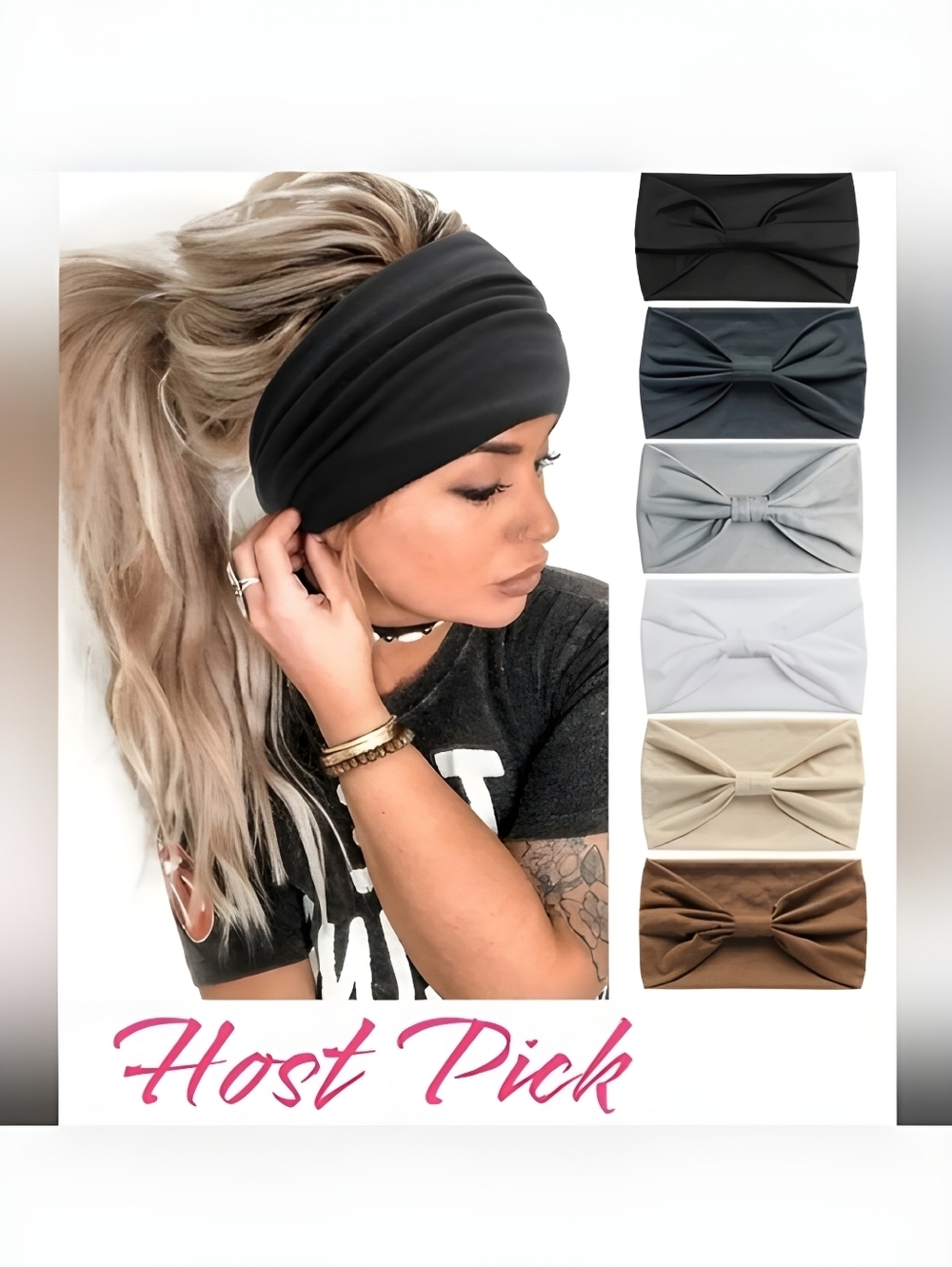 Deep Color Knitted Sports Headband